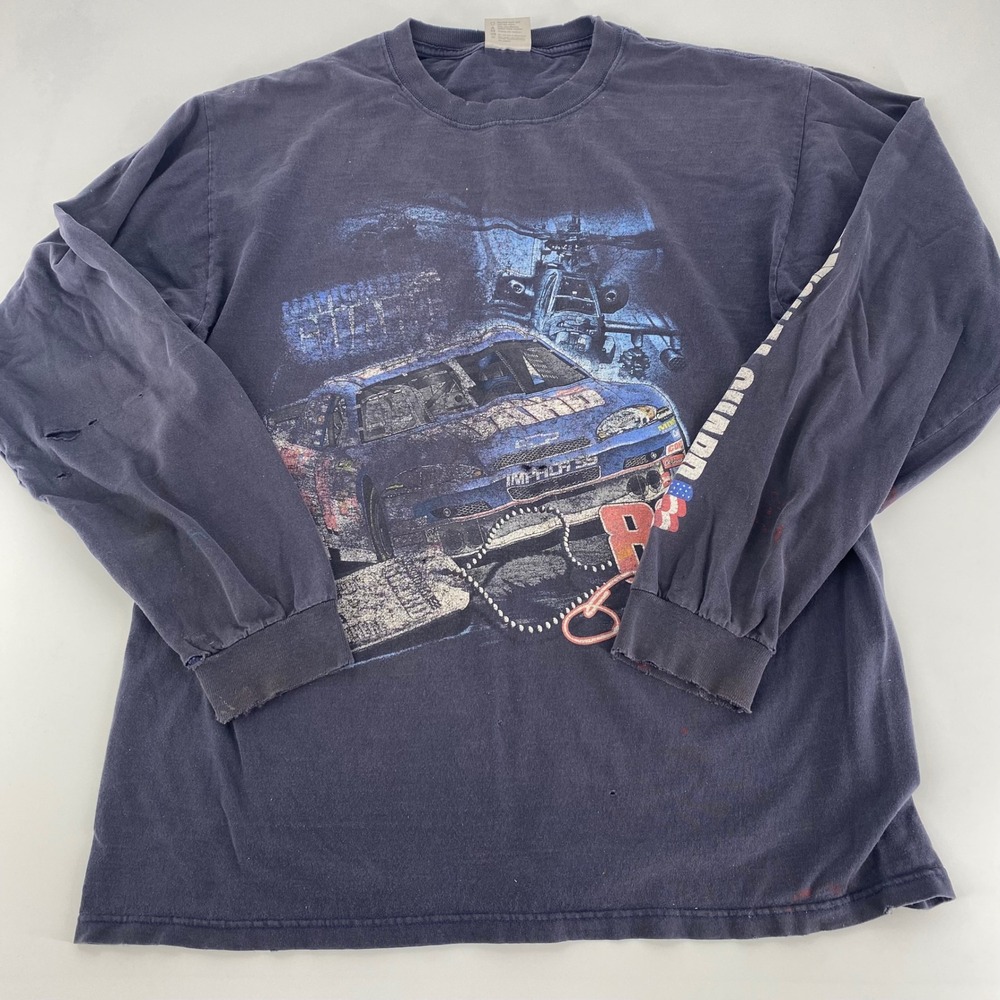 NASCAR Dale Earnhardt Jr 88 Chase Authentics Long Sleeve T Shirt Mens L Racing‎